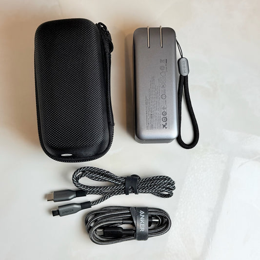 Anker アンカー Prime Power Bank A2293 9600mAh 65W Fusion モバイルバッテリー USB PD対応 急速充電 Type-C 美品