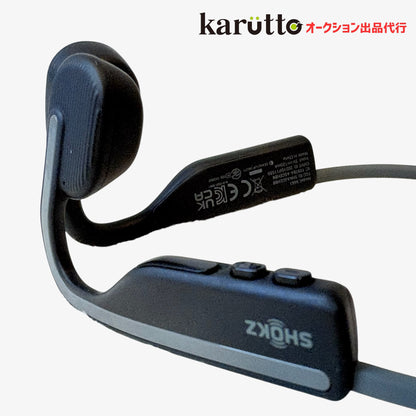 SHOKZ ショックス OpenMove S661 骨伝導イヤホン スレートグレー ワイヤレス 動作品 Bluetooth