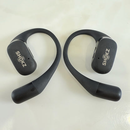 SHOKZ ショックス OPENFIT T910 ブラック オープンイヤー ワイヤレスイヤホン Type-C 充電コード付 動作品