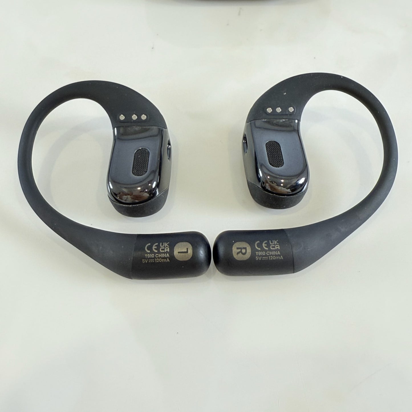 SHOKZ ショックス OPENFIT T910 ブラック オープンイヤー ワイヤレスイヤホン Type-C 充電コード付 動作品