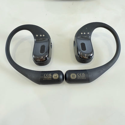 SHOKZ ショックス OPENFIT T910 ブラック オープンイヤー ワイヤレスイヤホン Type-C 充電コード付 動作品