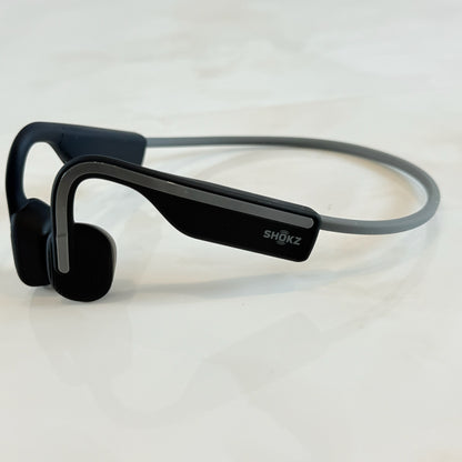 SHOKZ ショックス OpenMove S661 骨伝導イヤホン スレートグレー ワイヤレス Type-C ポーチ付 動作品