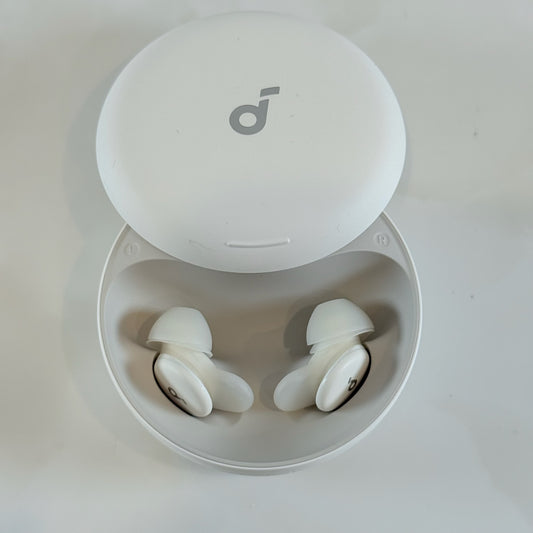 Soundcore Sleep A30 ワイヤレスイヤホン オフホワイト 睡眠用 カナル型 Type-C 本体 充電コード付 動作品