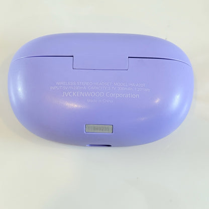 HA-A20T ワイヤレスステレオヘッドセット パープル カナル型 Type-C 本体のみ 右耳動作不可 現状品