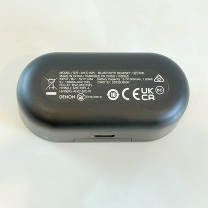 AH-C15PL PerL Pro ワイヤレスイヤホン ブラック カナル型 Type-C 本体のみ 動作品 2023年モデル