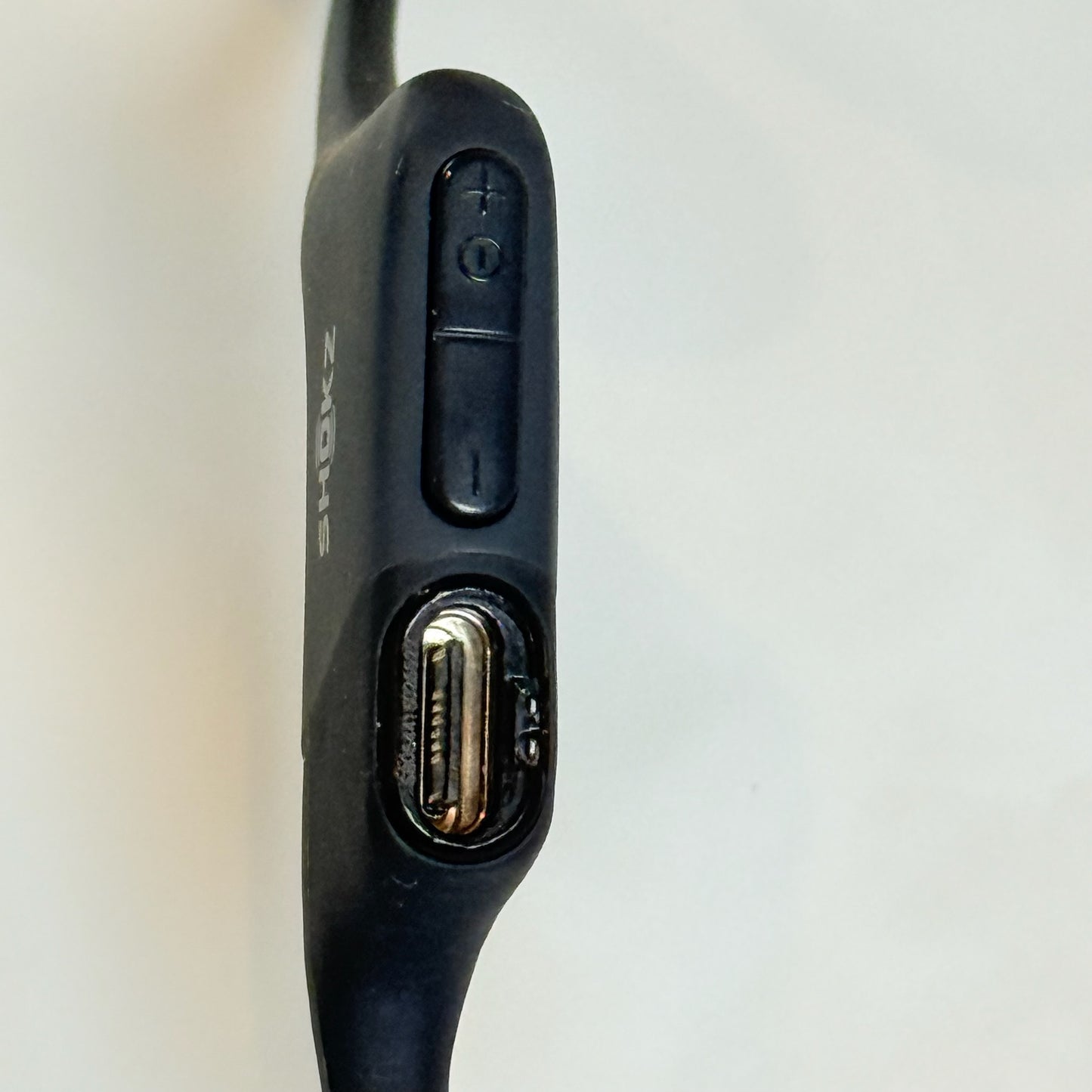 OPENRUN S805 骨伝導ワイヤレスイヤホン ブラック Type-C 本体のみ 動作品 充電カバー欠損
