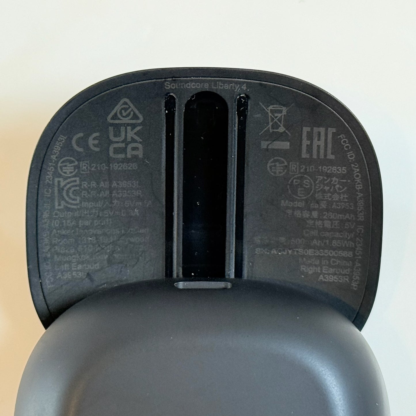 ANKER Soundcore アンカーサウンドコア Liberty 4 A3953 ブラック 完全ワイヤレスイヤホン Bluetooth ANC 両耳動作品
