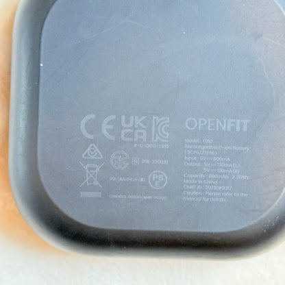 SHOKZ ショックス OpenFit T910 ブラック オープンイヤー ワイヤレスイヤホン Bluetooth 完全ワイヤレス 両耳動作品