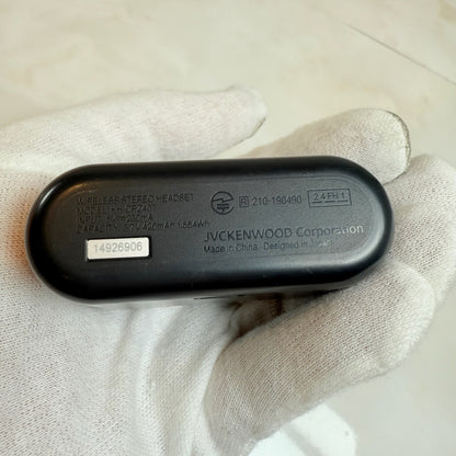 JVC ジェーブイシー KH-CRZ40T-B ブラック 完全ワイヤレスイヤホン Bluetooth カナル型 Type-C 充電ケース付 完動品